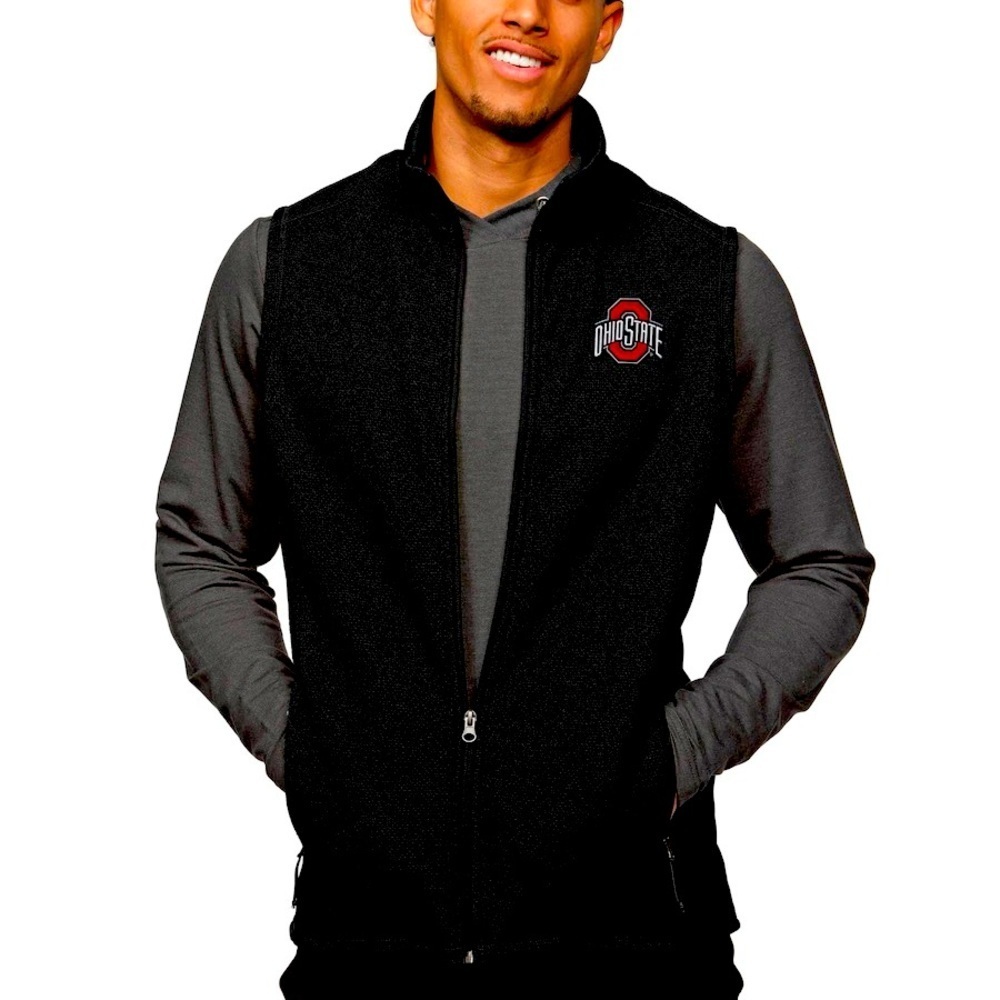 Vessi Charcoal and Black Vest with Emblem